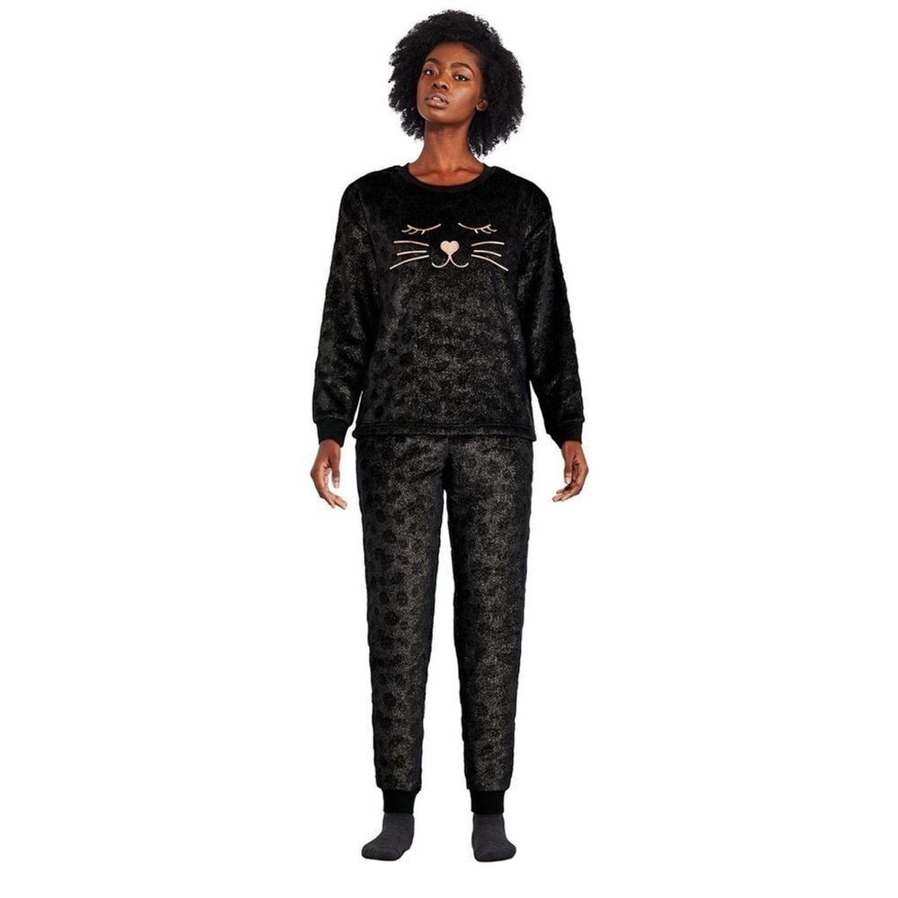 NWT George Women's Plush Pajamas 2-Piece Set